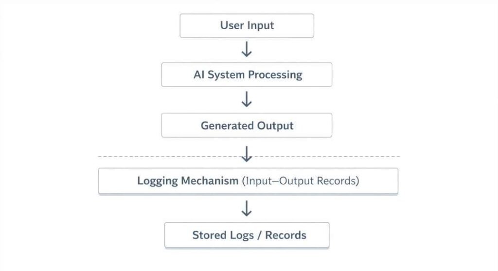 why AI tools fail explained through AI system processing and monitoring workflow diagram
