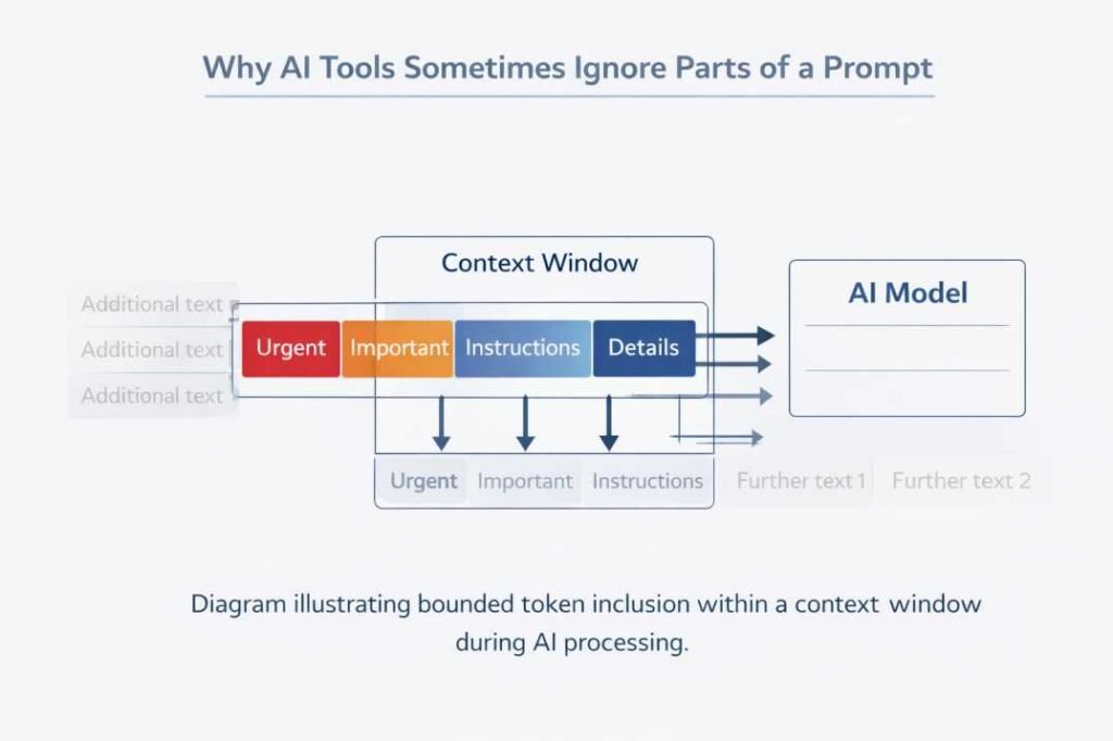 Why AI Tools Sometimes Ignore Parts of a Prompt