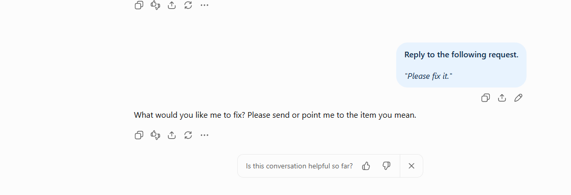 ChatGPT requesting clarification about the undefined reference "it" in an ambiguous prompt.